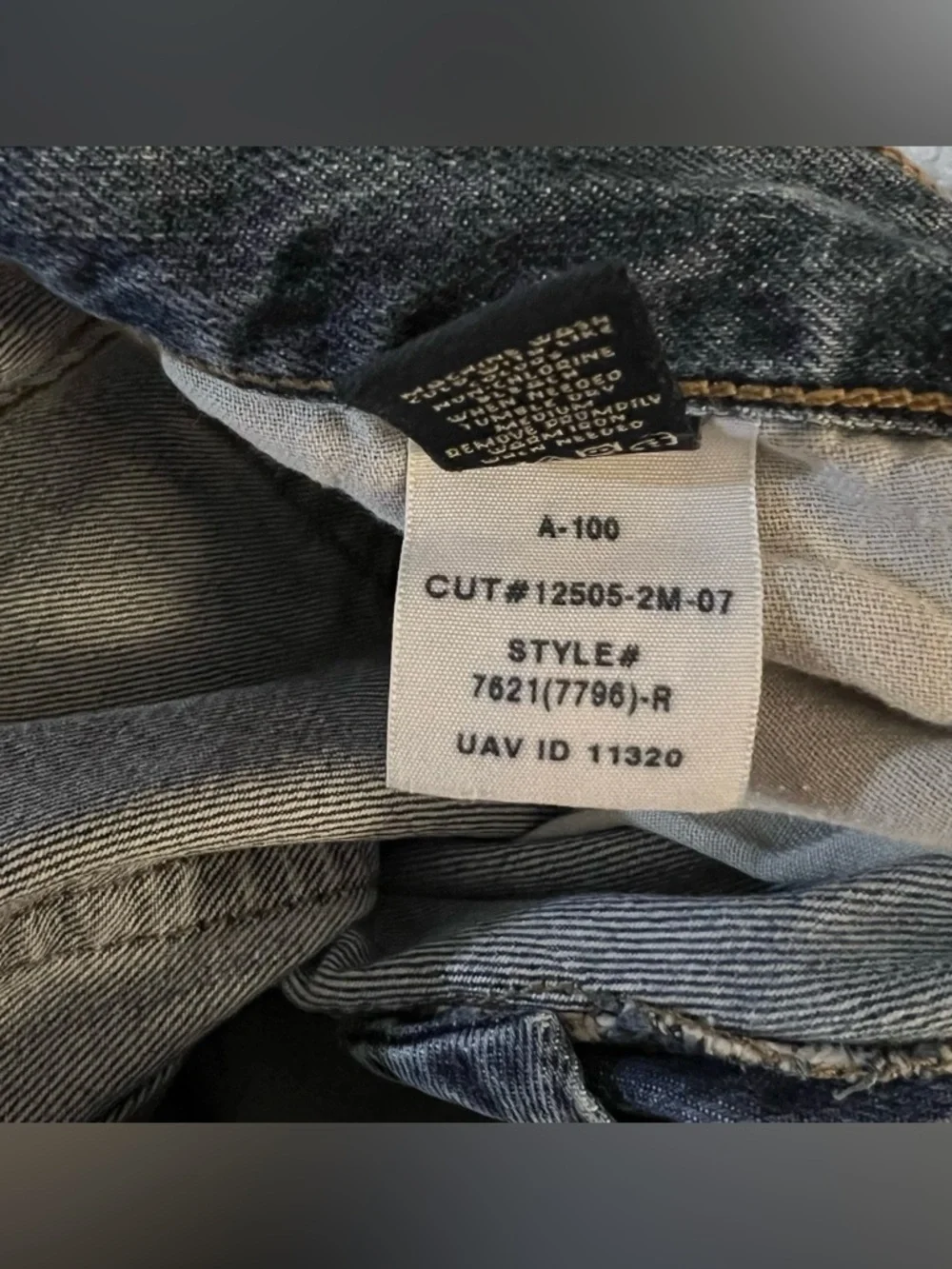American Eagle Artist Jeans Size 4R Blue Bootcut Cotton Blend Rise Boho Y2K - Picture 8 of 10